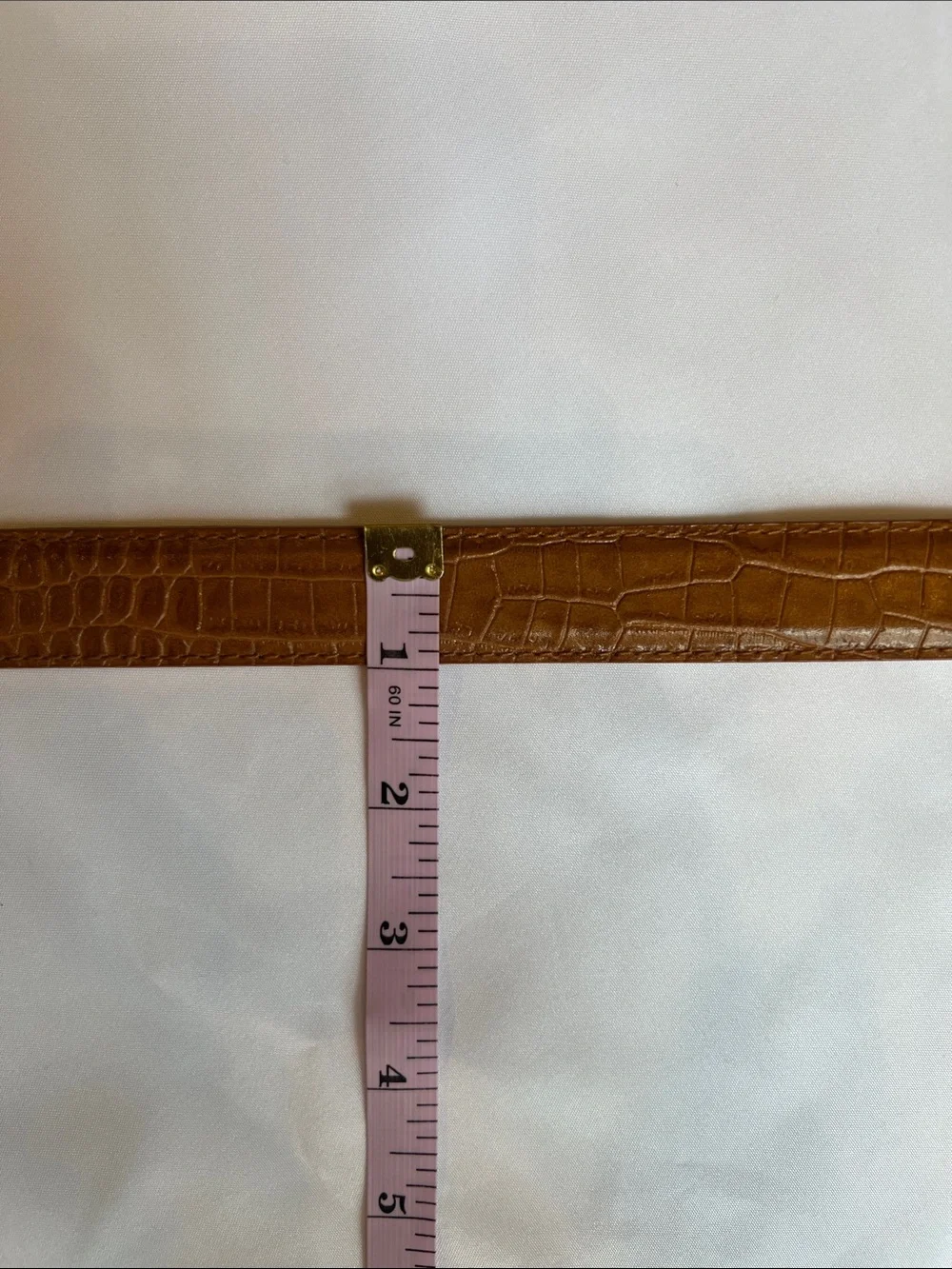 Coldwater Creek croc embossed